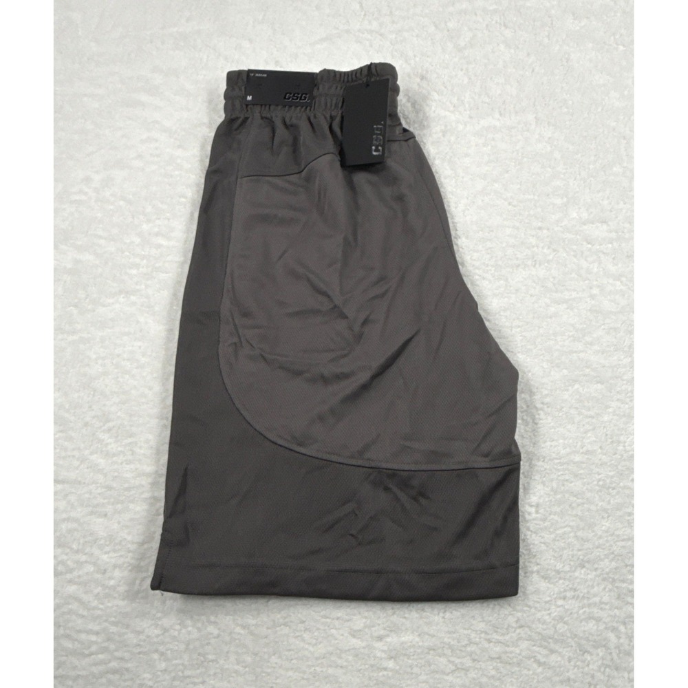 CSG Champs Sports Gear Mens Medium Gray Basketball Gym Shorts